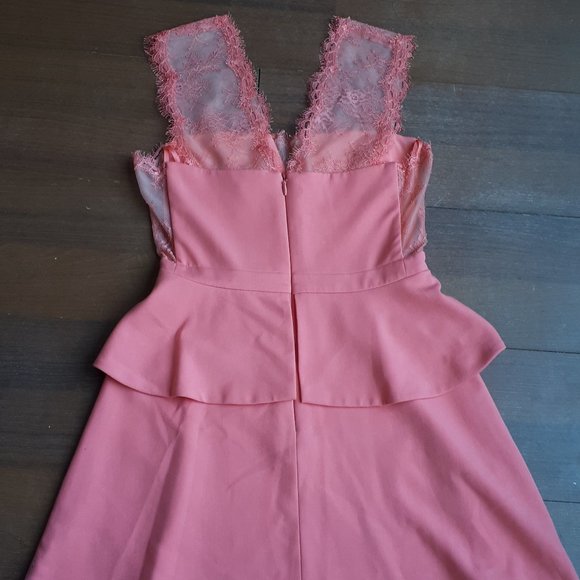NWT - BCBGMaxAzria Coral Dress - Picture 4 of 6